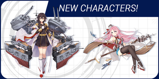Meet Rodney, Lexington, and 3 more ship girls from Azur Lane: Crosswave!