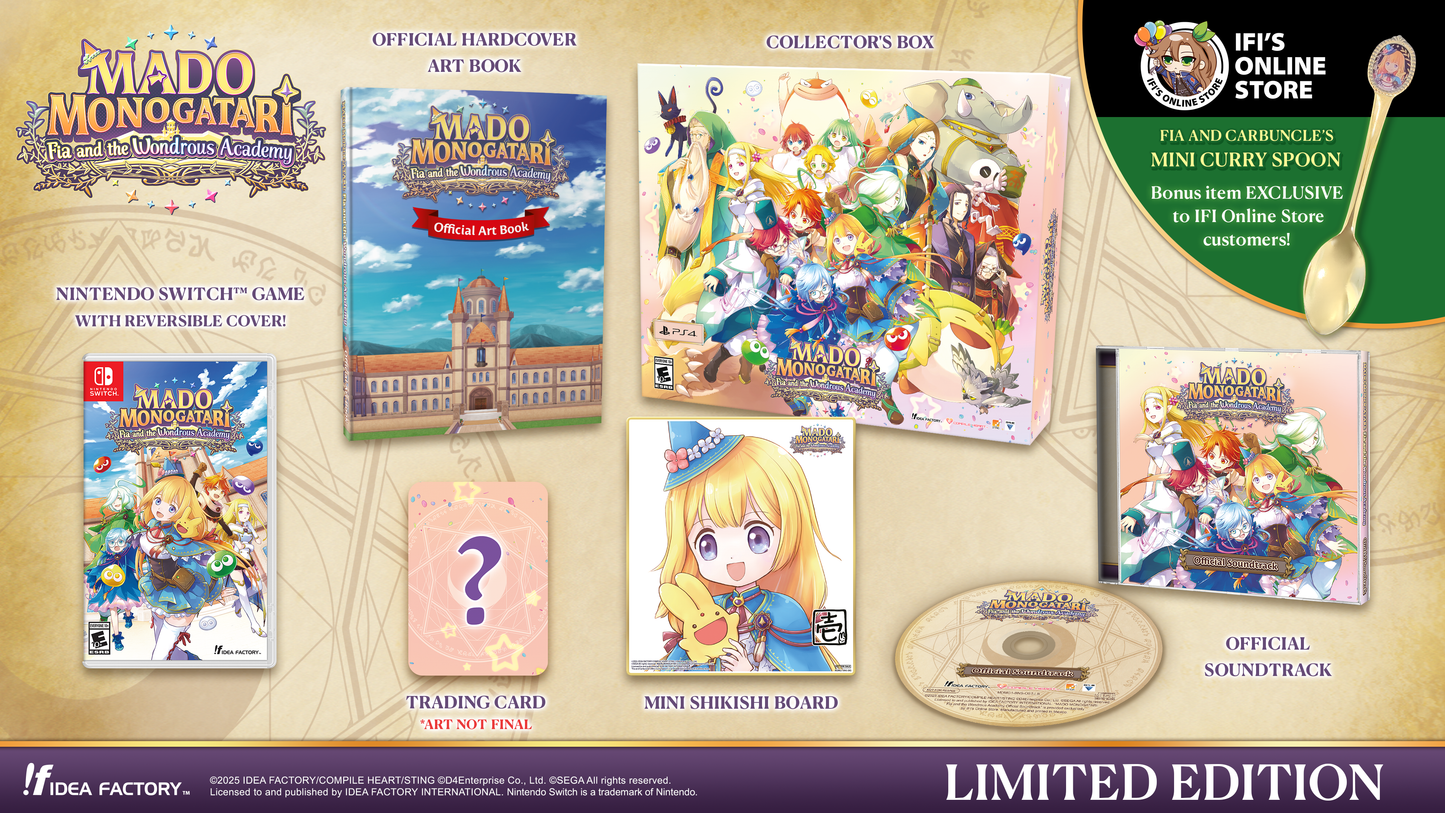 MADO MONOGATARI: Fia and the Wondrous Academy - Limited Edition - Nintendo Switch™