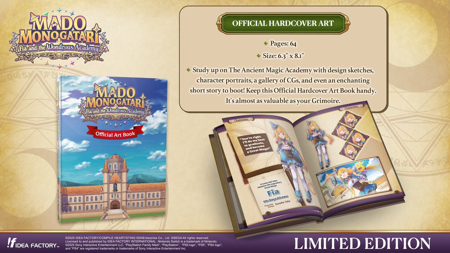 MADO MONOGATARI: Fia and the Wondrous Academy - Limited Edition - Nintendo Switch™