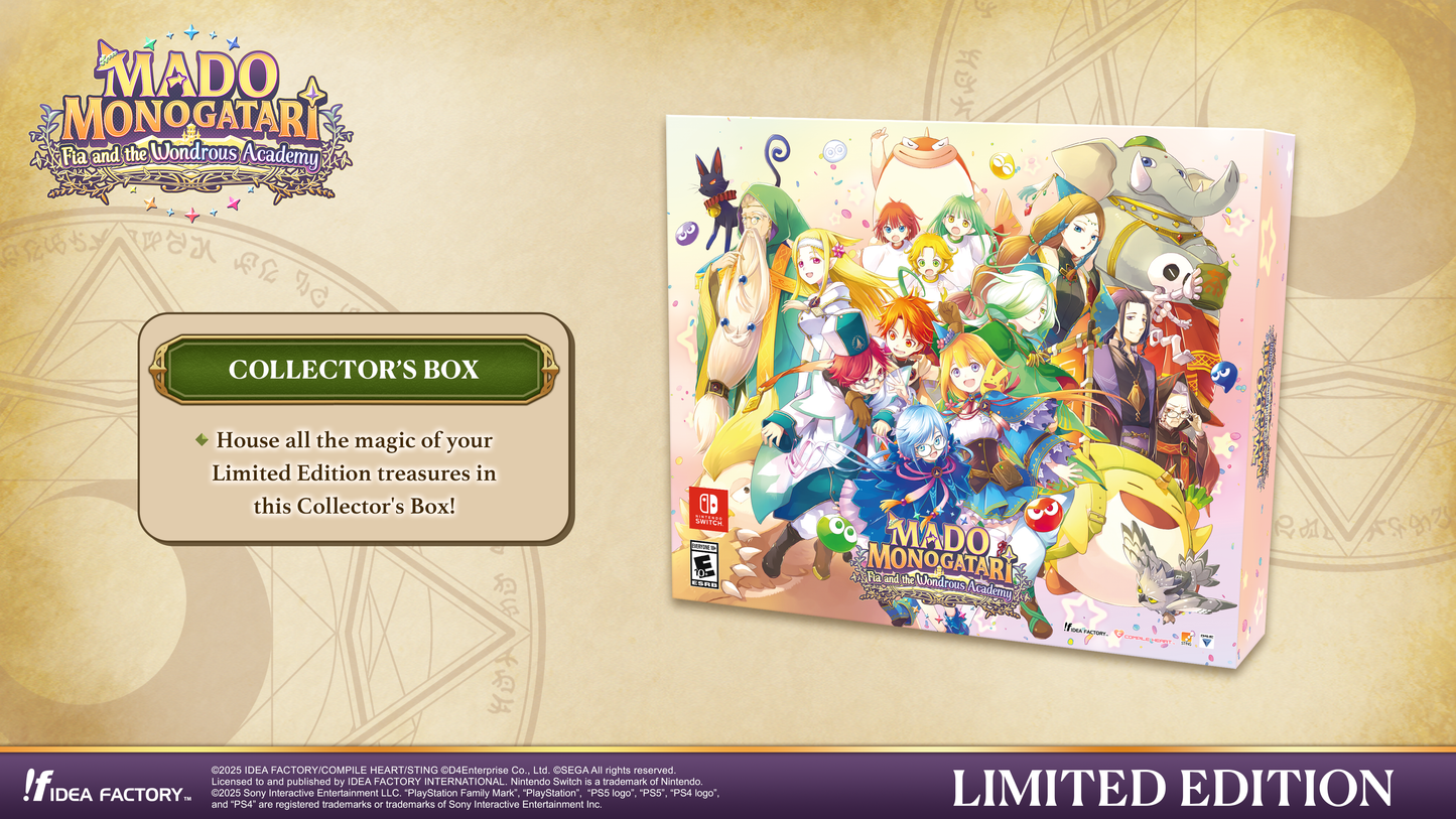 MADO MONOGATARI: Fia and the Wondrous Academy - Limited Edition - Nintendo Switch™