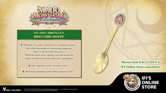 MADO MONOGATARI: Fia and the Wondrous Academy - Fia and Carbuncle’s Mini Curry Spoon