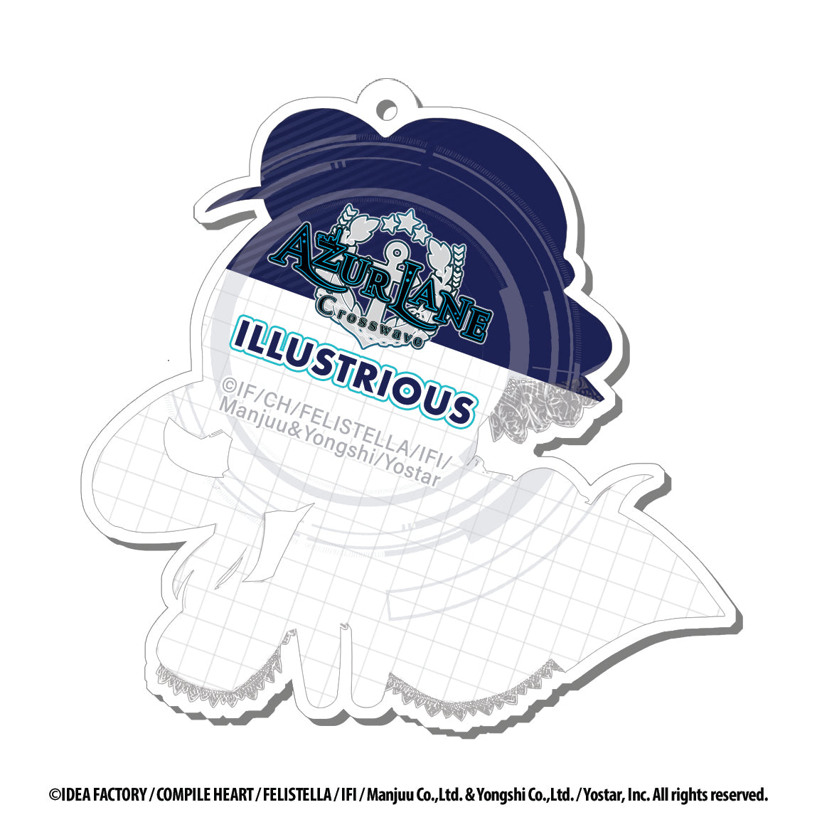 Azur Lane Acrylic Charms - 2 inch - Illustrious