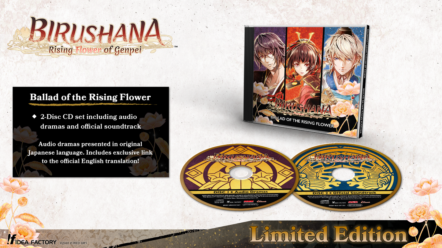 Birushana: Rising Flower of Genpei - Limited Edition - Nintendo Switch™