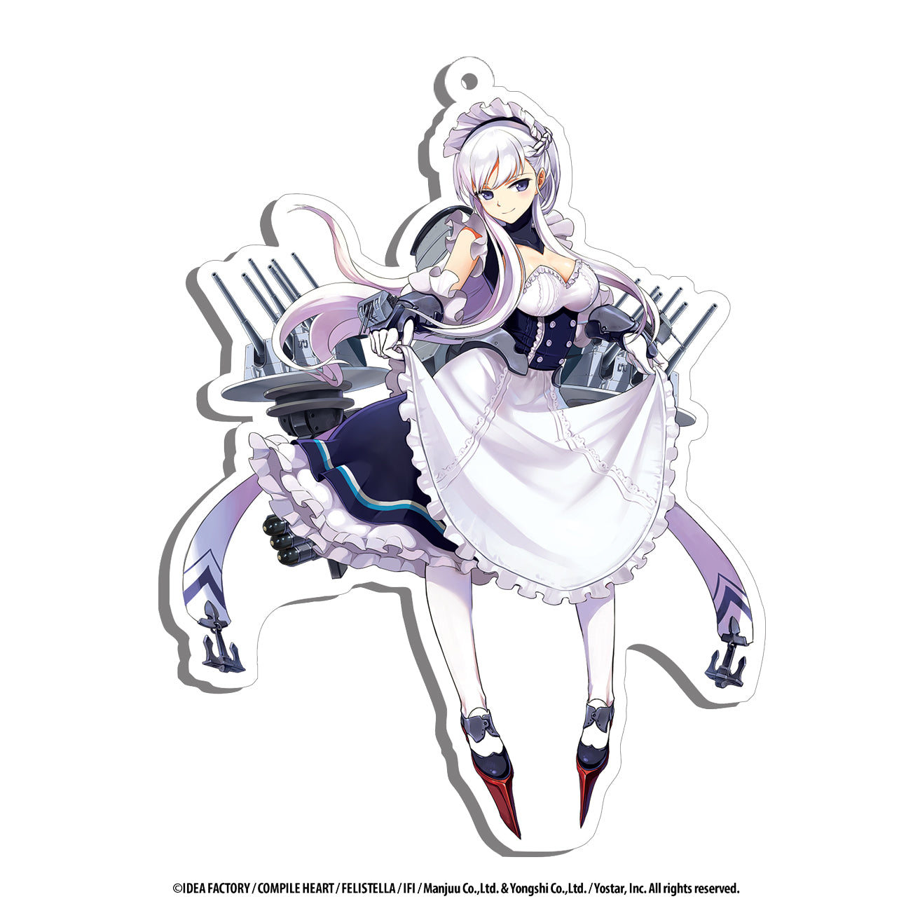 Azur Lane Acrylic Charms - 3 inch - Belfast