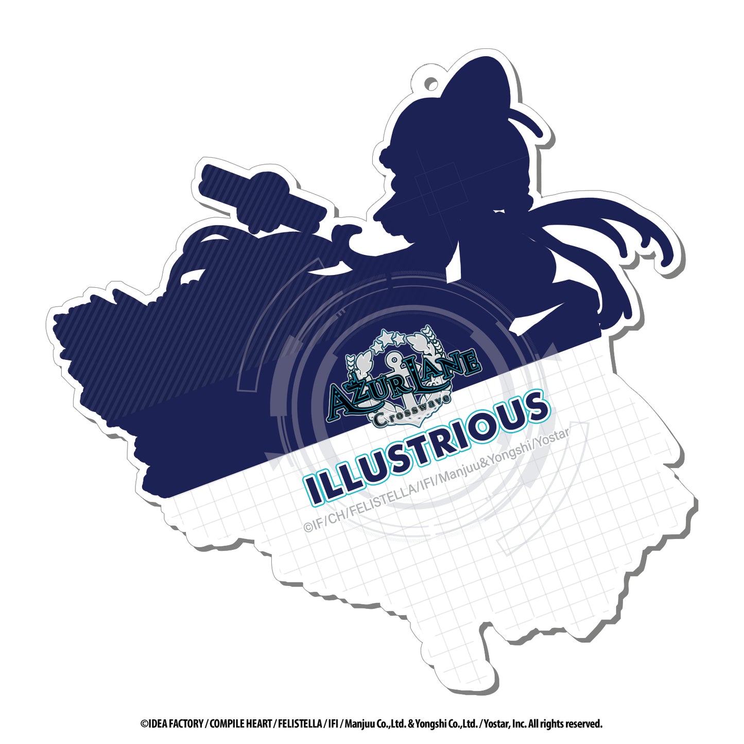 Azur Lane Acrylic Charms - 3 inch - Illustrious