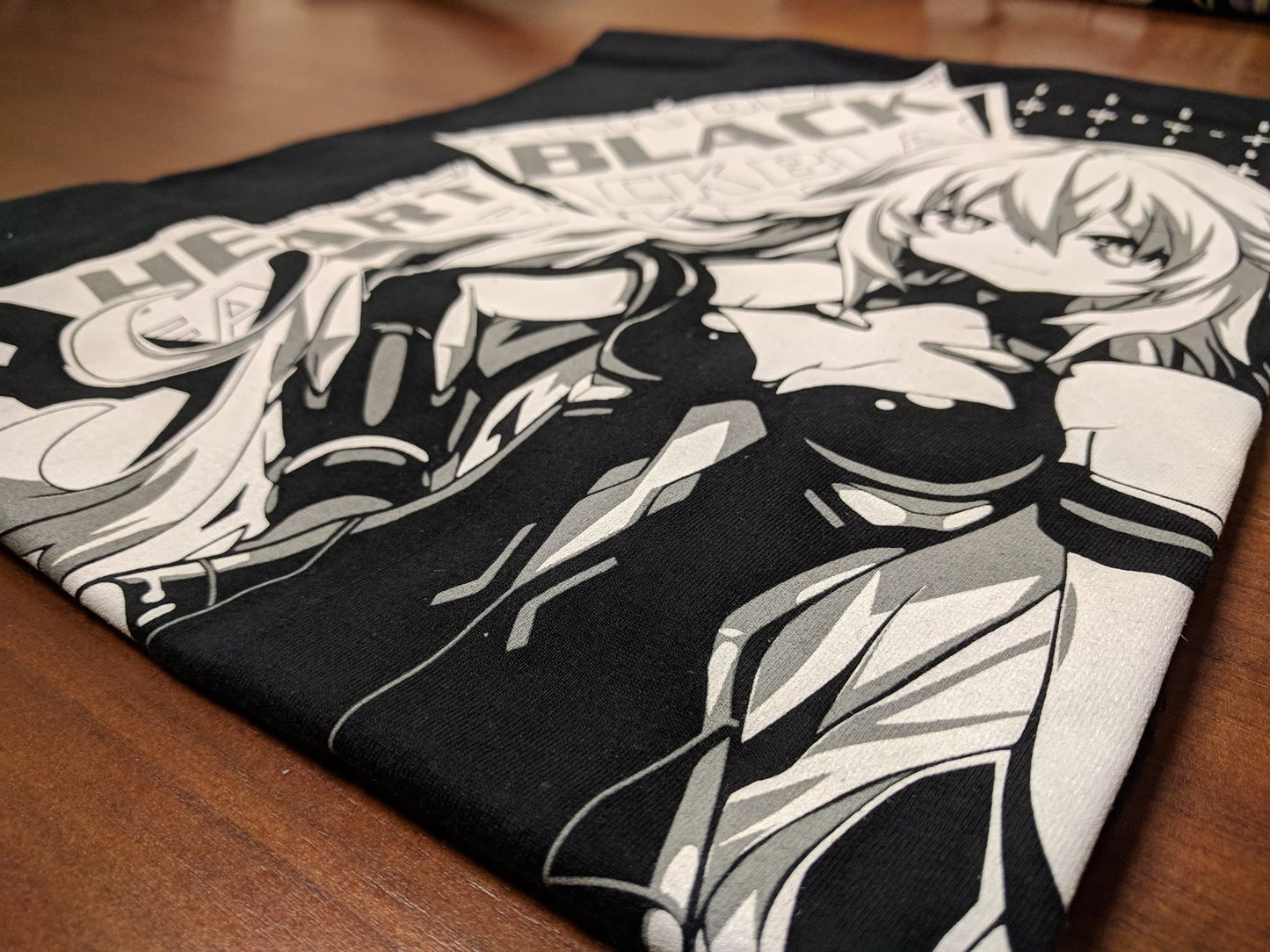 Goddess T-Shirt: Black Heart LARGE