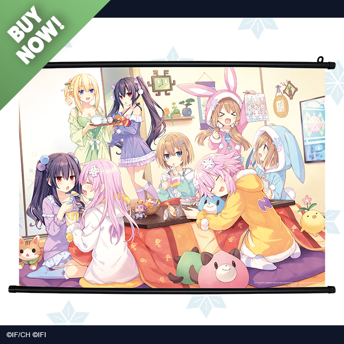 32" x 24" Wall Scroll - Nep's Cozy Kotatsu