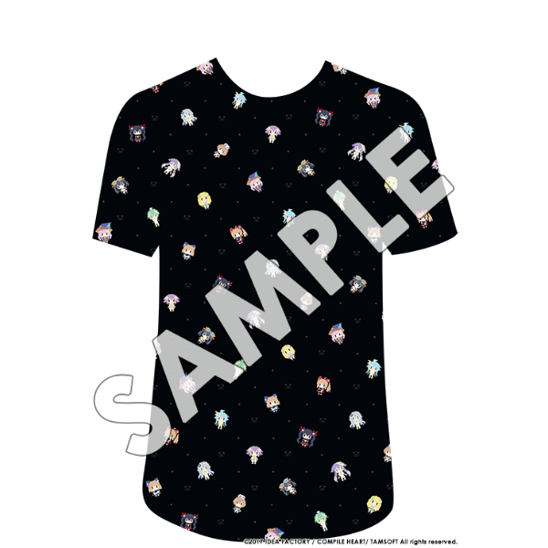 Neptunia Pixel Shirt - Black