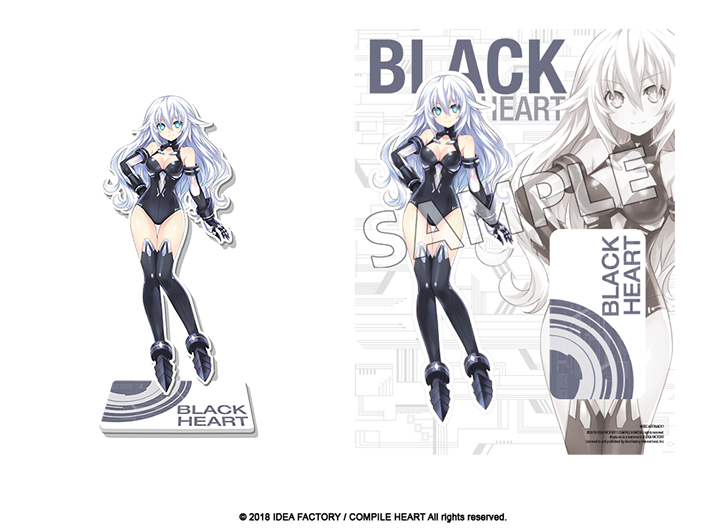 Goddess Acrylic Standee - Black Heart