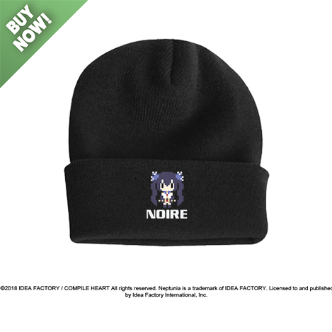 Noire Pixel Beanie