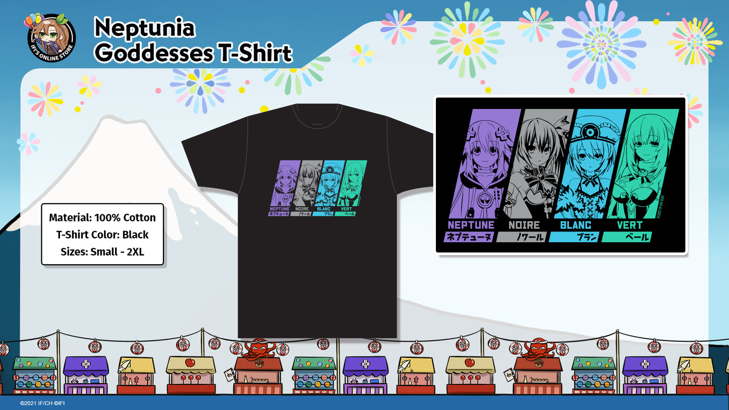 Neptunia - Goddesses T-Shirt