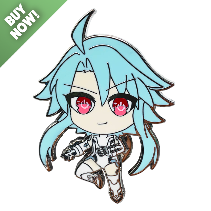 Neptunia HDD Enamel Pins - White Heart