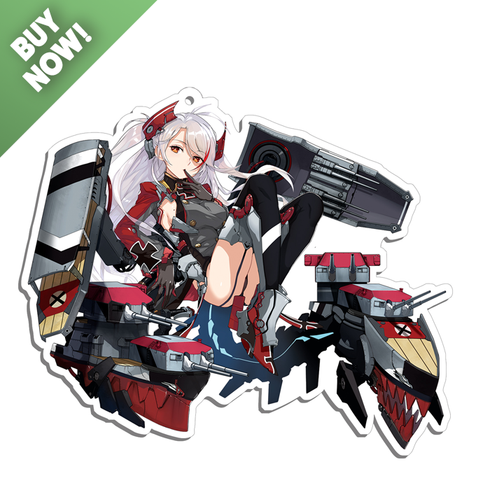 Azur Lane Acrylic Charms - 3 inch - Prinz Eugen