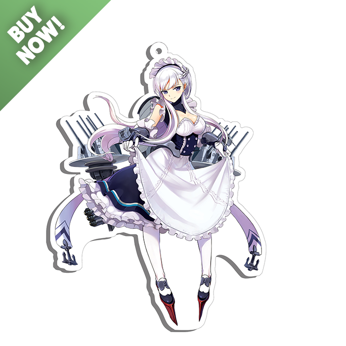 Azur Lane Acrylic Charms - 3 inch - Belfast