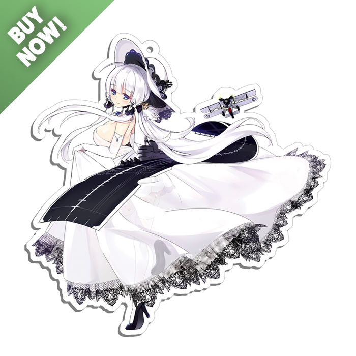 Azur Lane Acrylic Charms - 3 inch - Illustrious