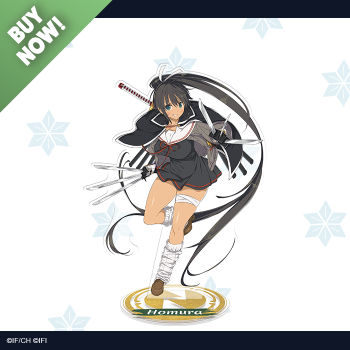 Acrylic Standees - Neptunia x SENRAN KAGURA: Ninja Wars - Shinobi Homura