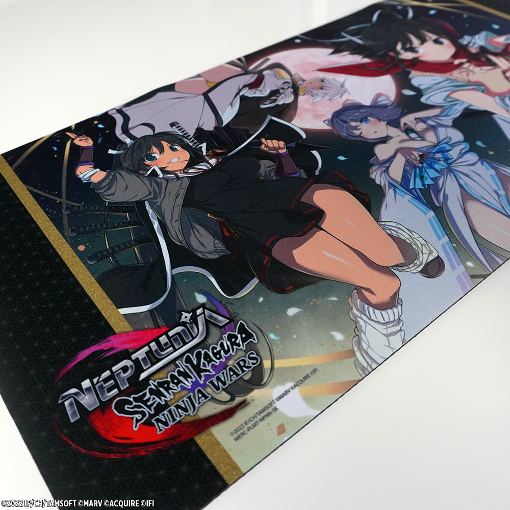 Large Neptunia x SENRAN KAGURA: Ninja Wars (SENRAN KAGURA Version) Mousepad (12" x 25")