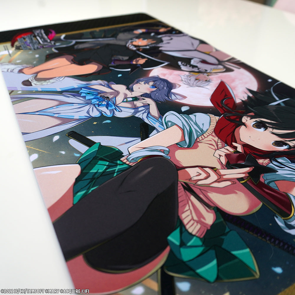 Large Neptunia x SENRAN KAGURA: Ninja Wars (SENRAN KAGURA Version) Mousepad (12" x 25")