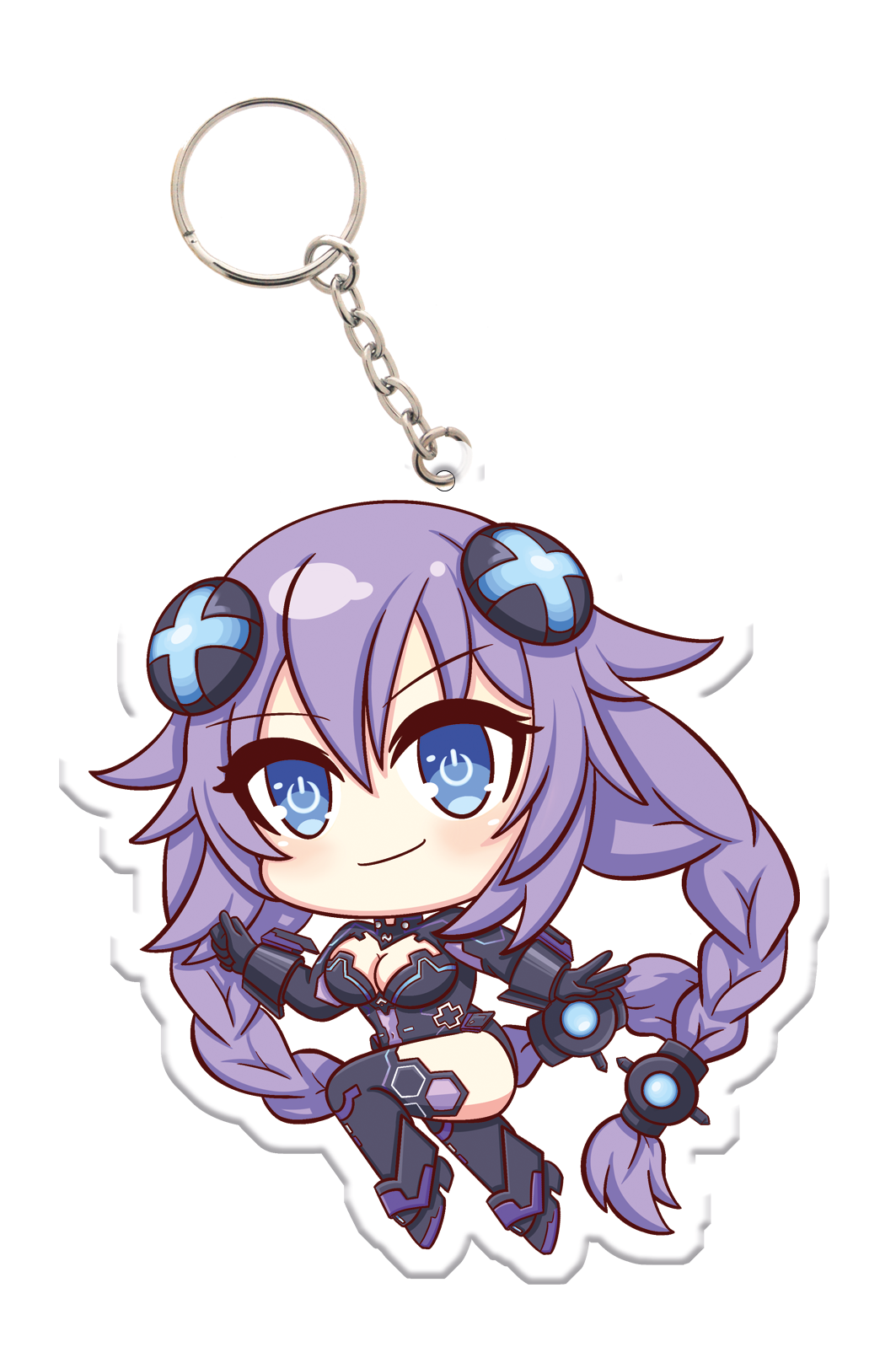 HDD Chibi Purple Heart - Acrylic Charm