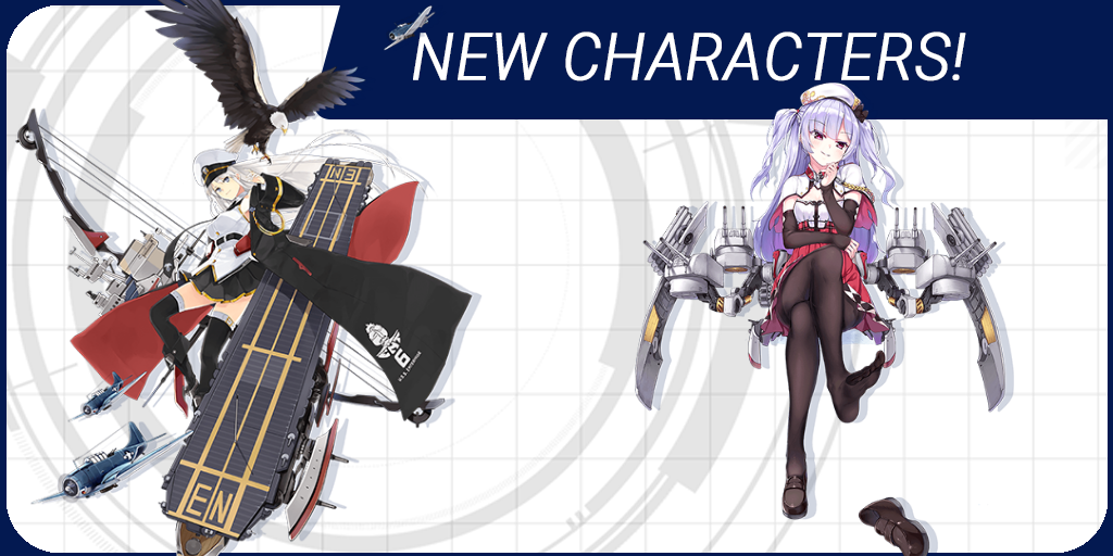 Meet Azur Lane: Crosswave ship girls Ajax and Enterprise!