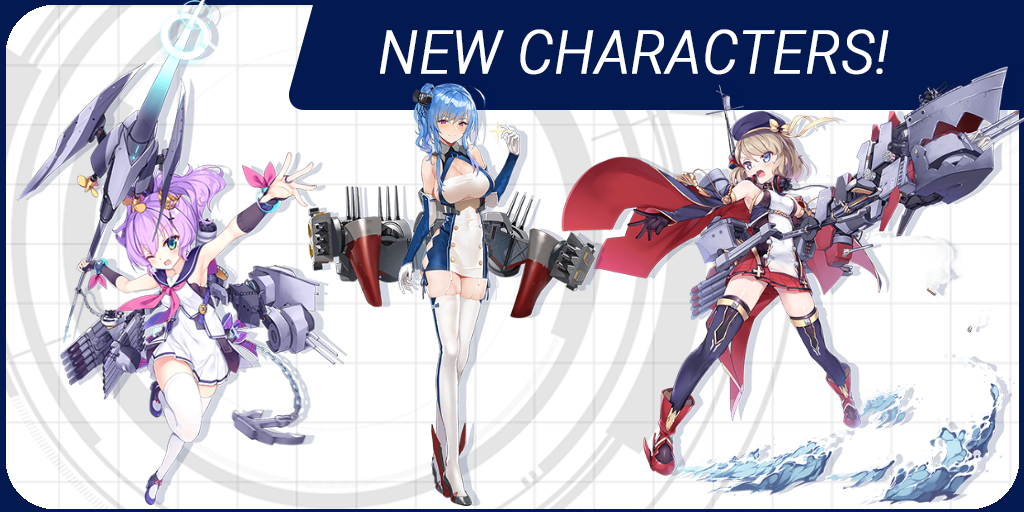 Meet Javelin, Z23, St. Louis, Abukuma, Amazon and Arizona from Azur Lane: Crosswave