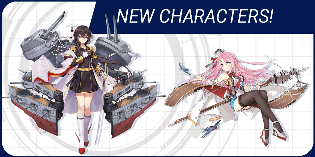 Meet Rodney, Lexington, and 3 more ship girls from Azur Lane: Crosswave!