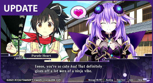 Neptunia x SENRAN KAGURA: Ninja Wars - Website Update #2