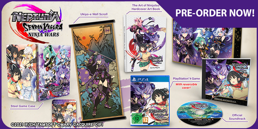 PRE-ORDER NOW! Neptunia x SENRAN KAGURA: Ninja Wars - Limited & Day One Edition