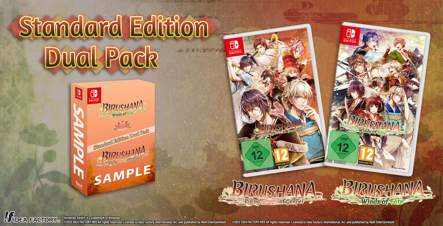 Birushana: Rising Flower of Genpei + Winds of Fate - Standard Edition Dual Pack - Nintendo Switch™