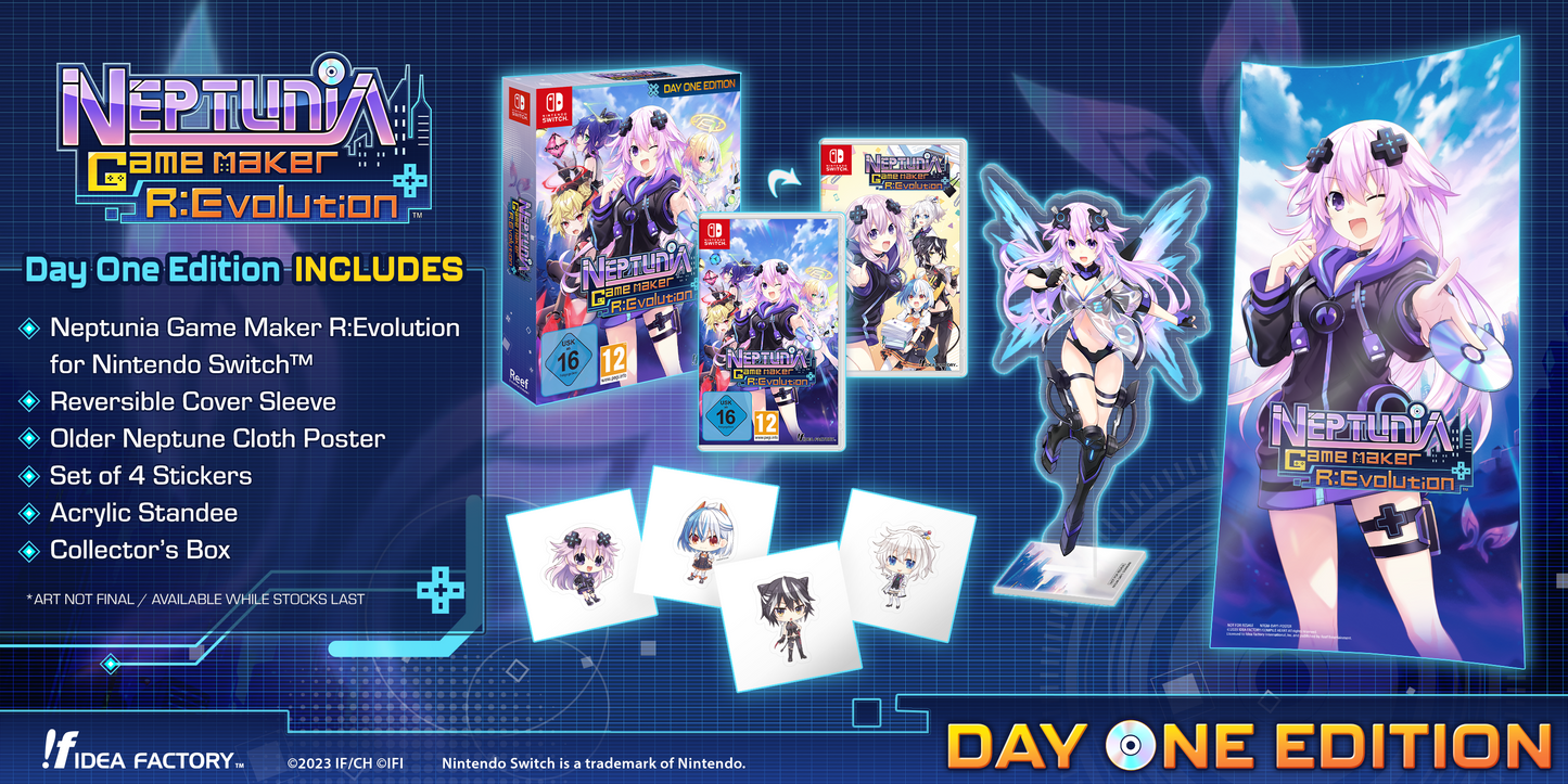 Neptunia Game Maker R:Evolution / Neptunia: Sisters VS Sisters - Day One Edition Dual Pack Plus - Nintendo Switch™