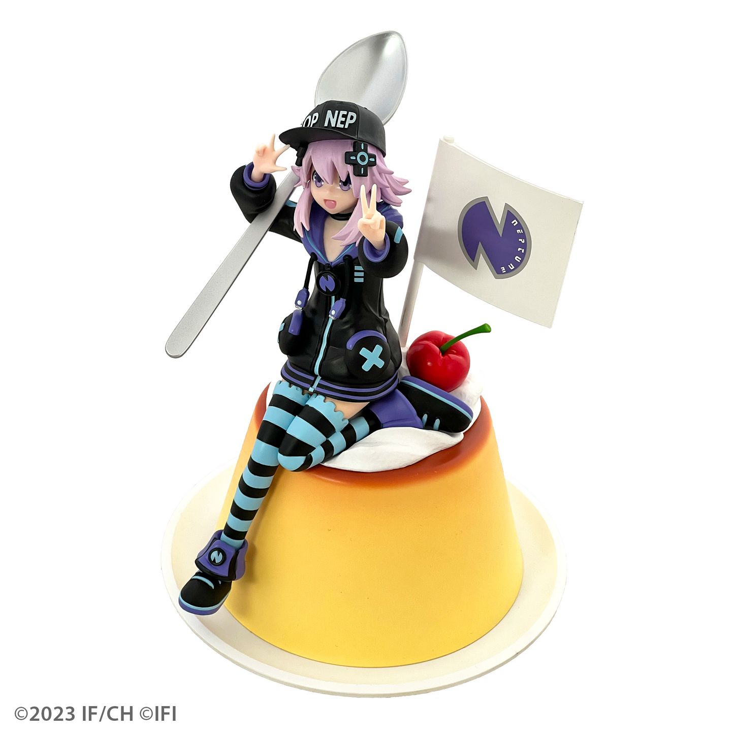 Top Nep Pudding Figure - IFI 10th Anniversary Ver ( Black )