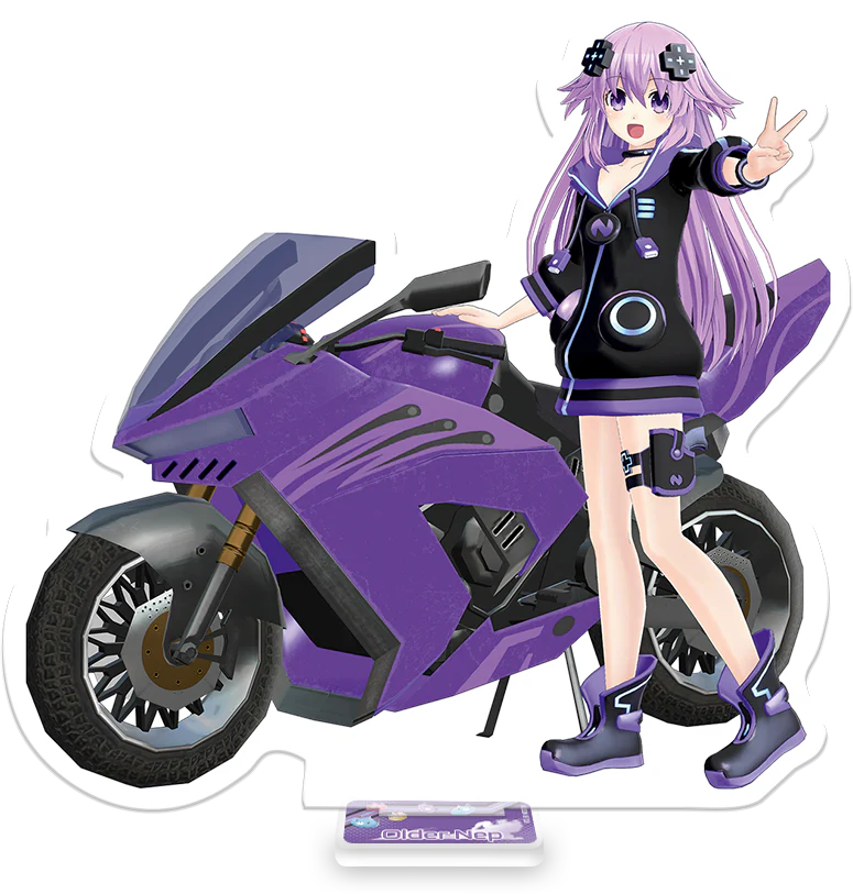 Neptunia Riders VS Dogoos Acrylic Standees