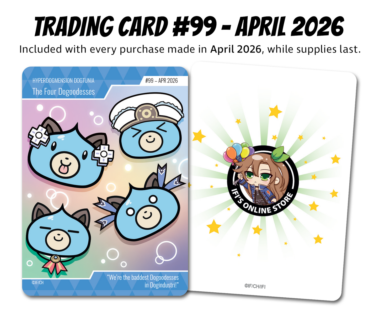 April Exclusive Trading Card (#99)