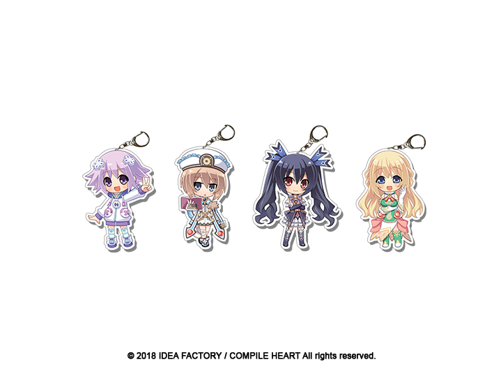 Neptunia Acrylic Charms - Neptune