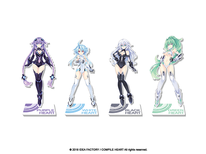 Goddess Acrylic Standee - Purple Heart