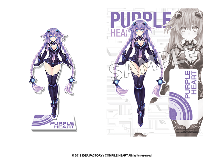 Goddess Acrylic Standee - Purple Heart