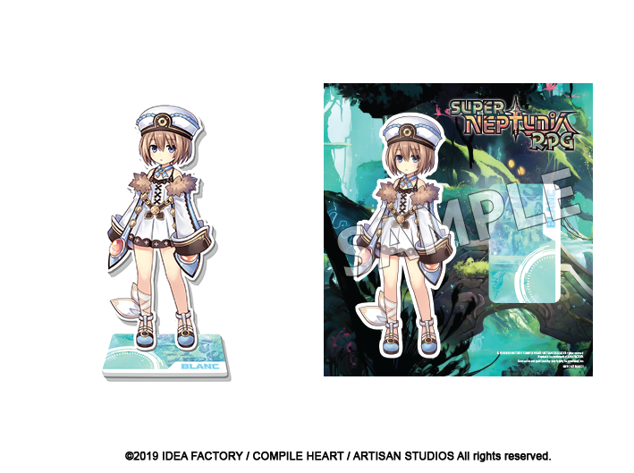 Super Nep Acrylic Standee Blanc