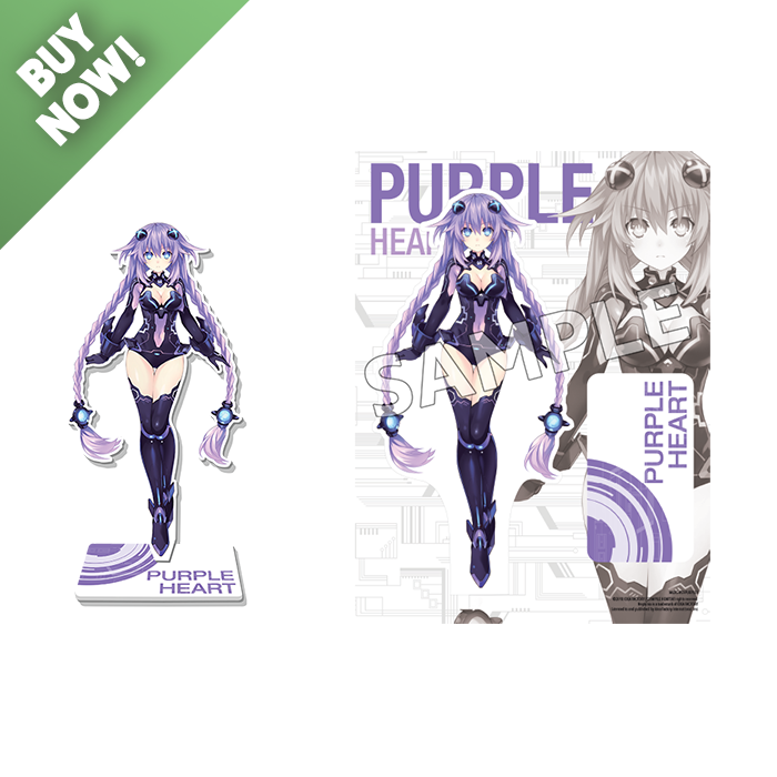 Goddess Acrylic Standee - Purple Heart